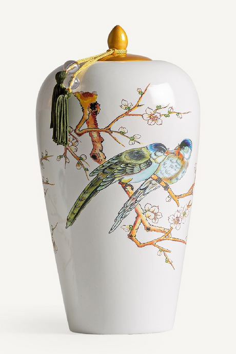 Painted White Ceramic Vase | Vical Home Azzad | Oroa.com