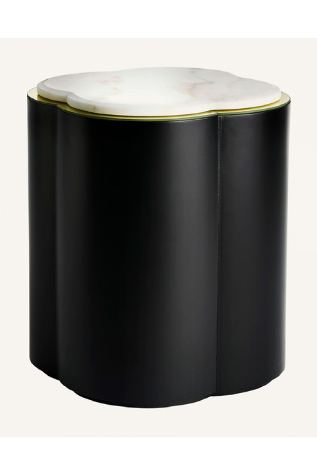 Clover-Shaped Marble Side Table | Vical Home Zevio | Oroa.com