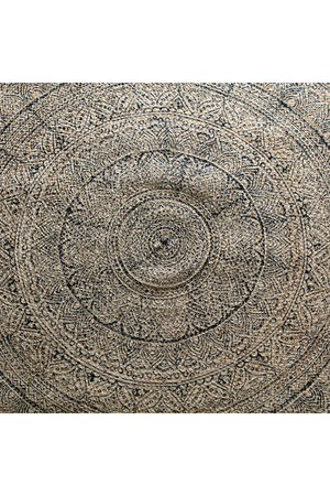 Round Contemporary Jute Rug 8' | Vical Home Kirana | Oroa.com