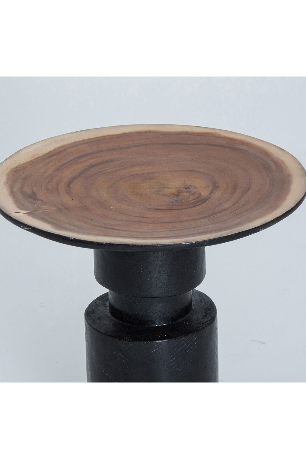 Black Tropical Wood Side Table | Vical Home Sauris | Oroa.com