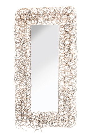 Rattan Rings Rectangular Mirror | Vical Home Lezbur | Oroa.com