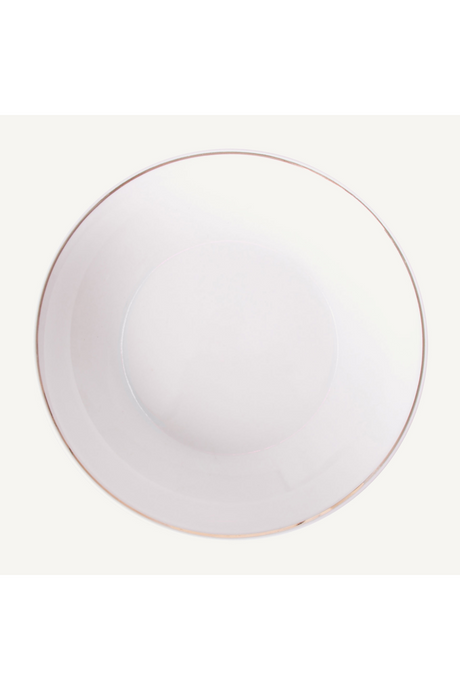Gold Embossed White Dinnerware (18) | Vical Home Greg | Oroa.com