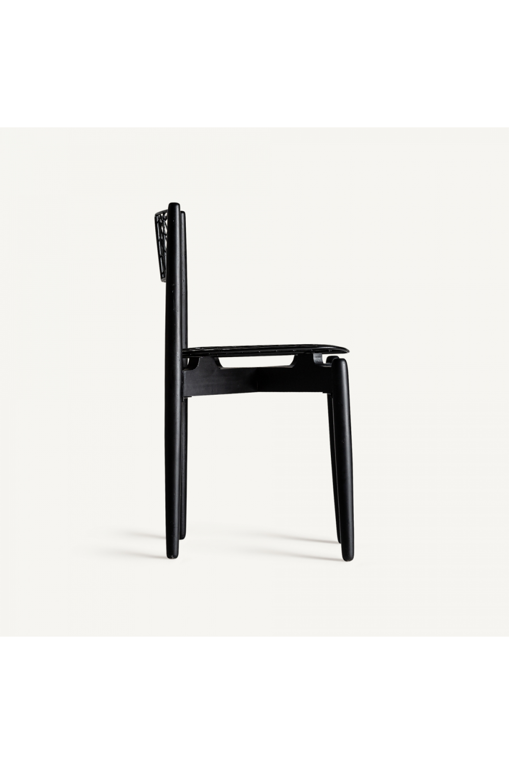 Black Metal Accent Chair | Vical Home Plisse | Oroa.com