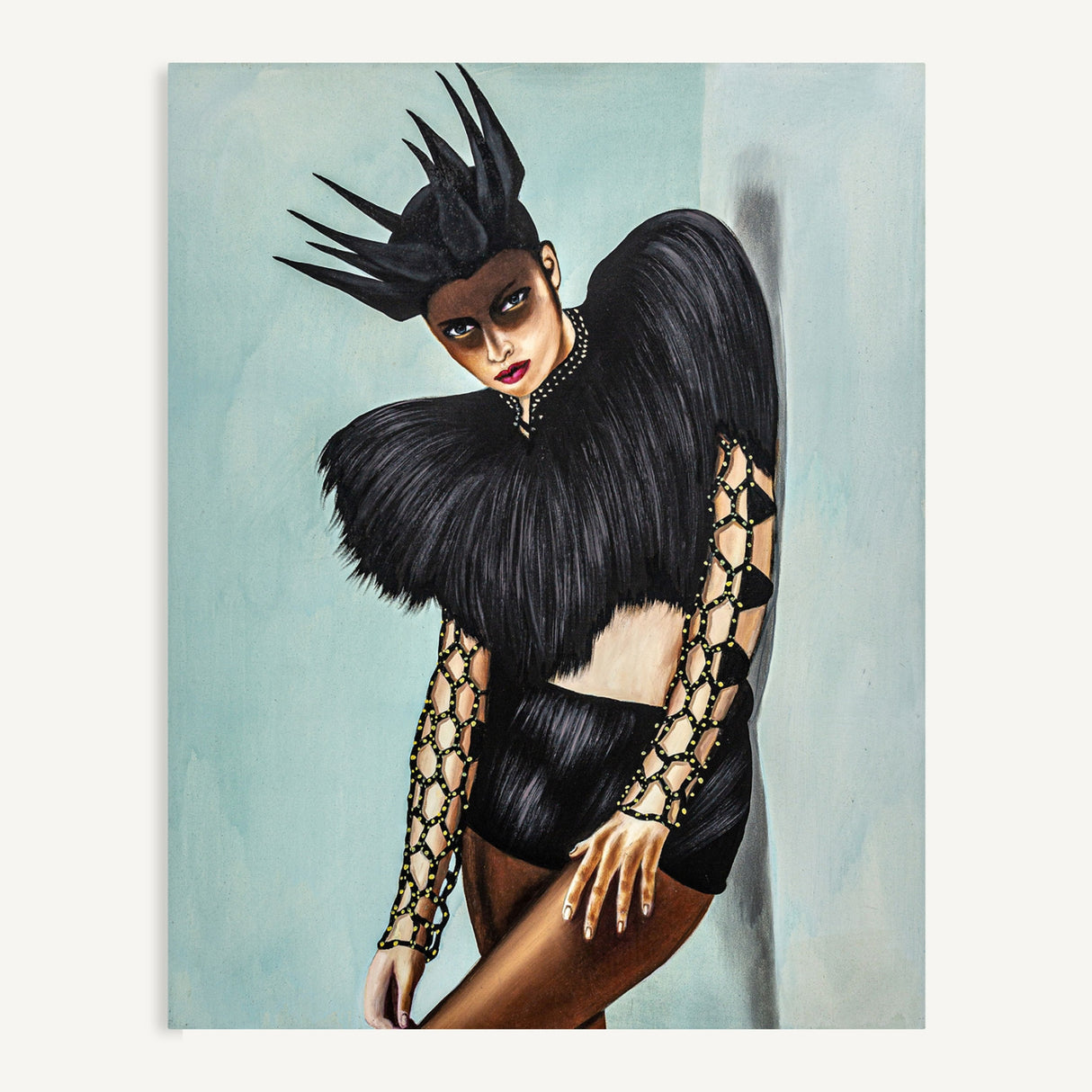   Woman In Black Painting | Oroa.com