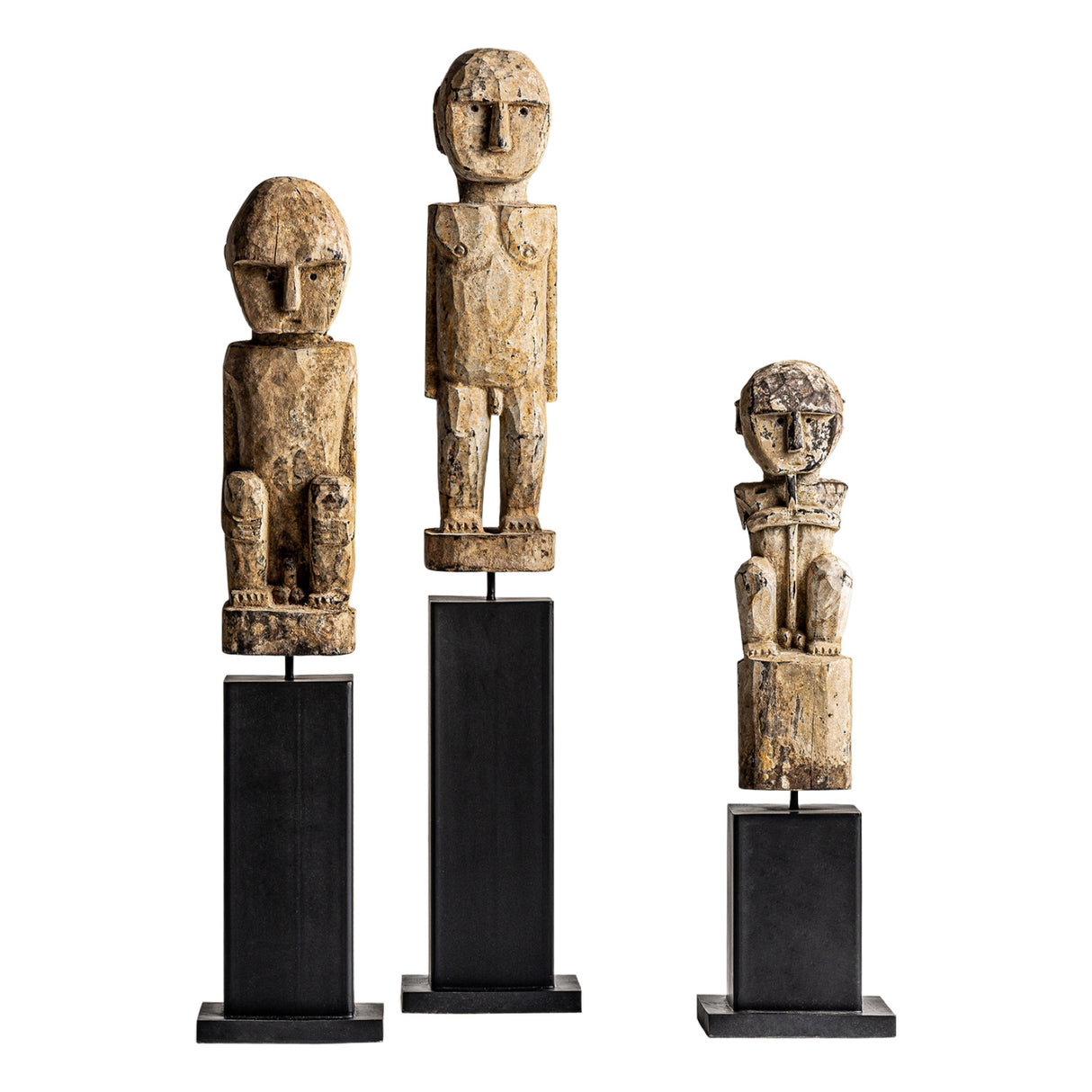   Carved Mango Wood Decorative Figure | Oroa.com