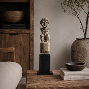   Carved Mango Wood Decorative Figure | Oroa.com