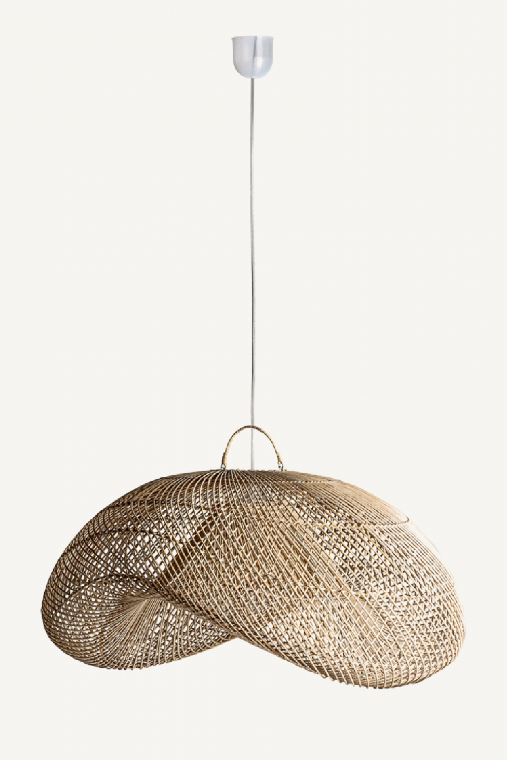 Rattan Curved Hanging Lamp | Vical Home | Oroa.com