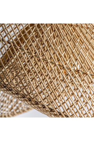 Rattan Curved Hanging Lamp | Vical Home | Oroa.com