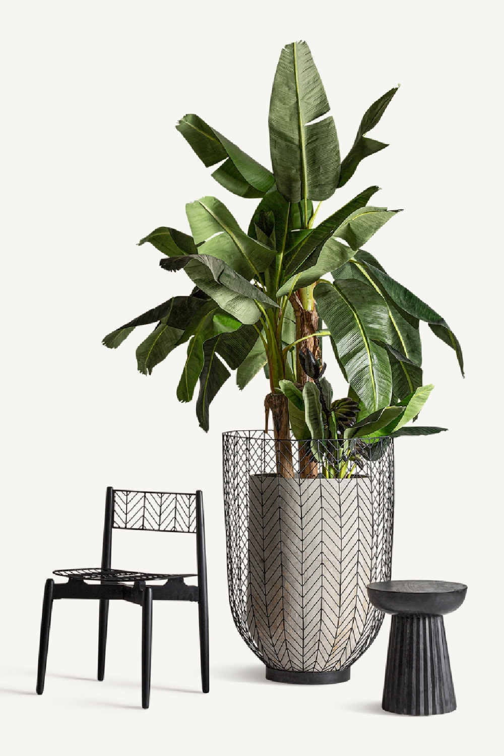 Black Metal Planter (2) | Vical Home | Oroa.com