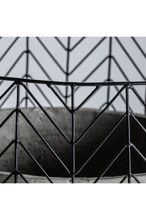 Black Metal Planter (2) | Vical Home | Oroa.com