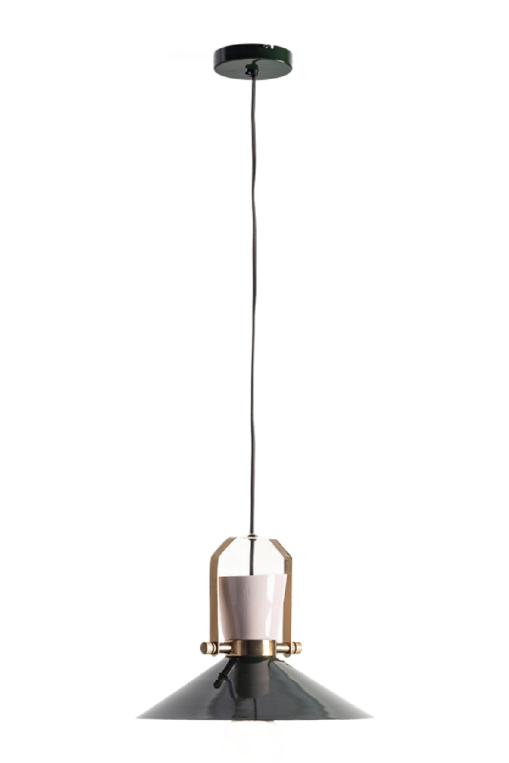 Green Conical Hanging Lamp | Vical Home | Oroa.com