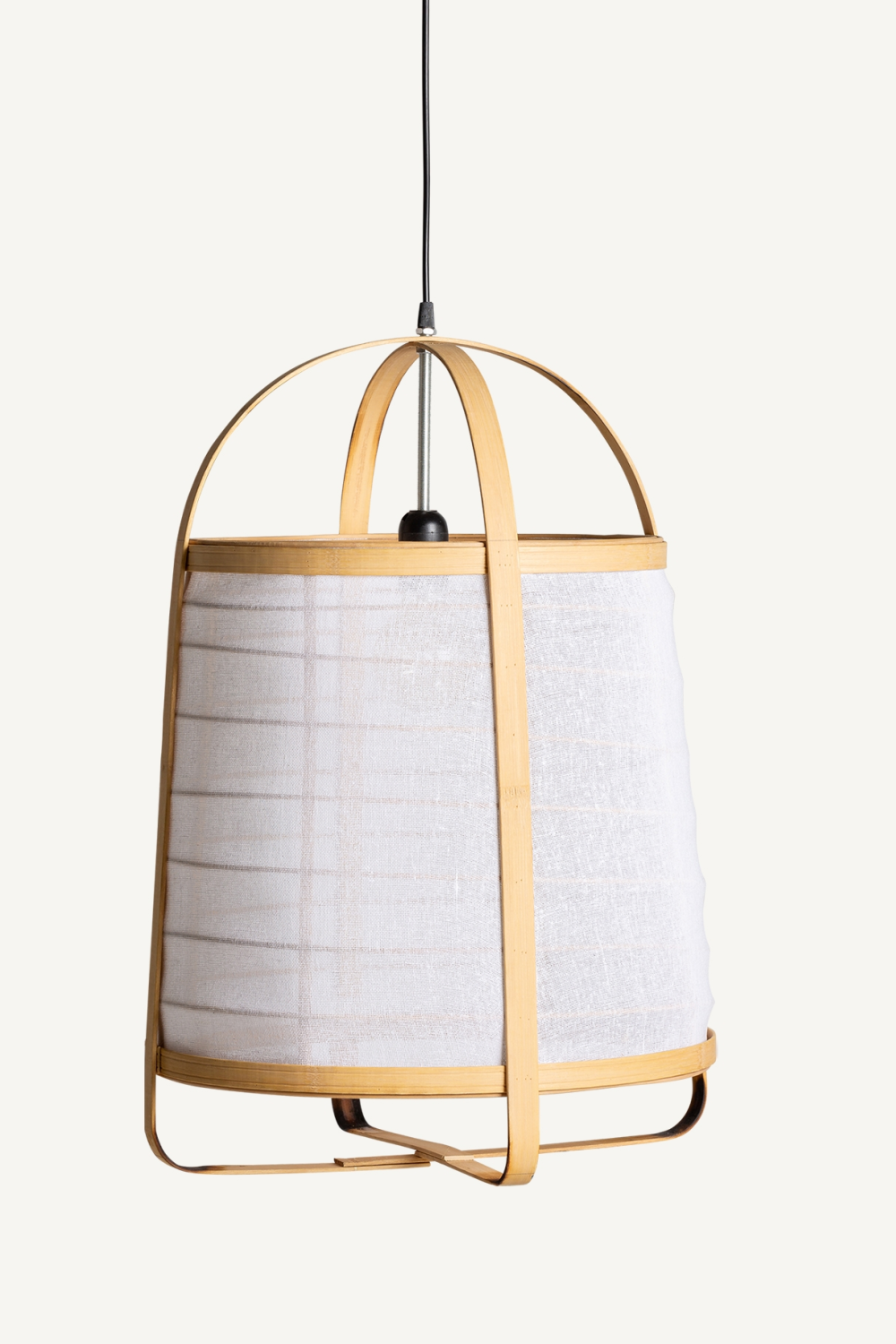 White Linen Hanging Lamp | Vical Home | Oroa.com