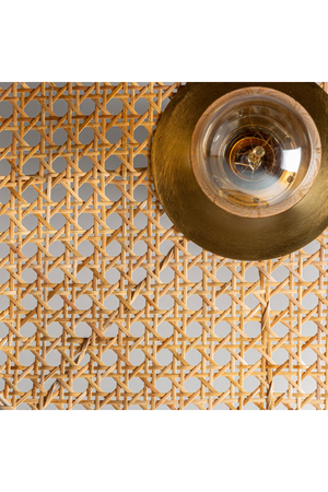 Rattan Cane Round Wall Lamp | Vical Home | Oroa.com