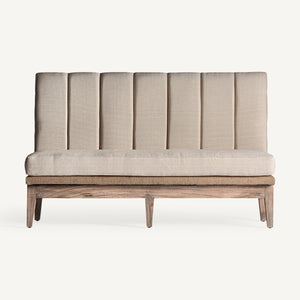   White Linen Sofa | Oroa.com
