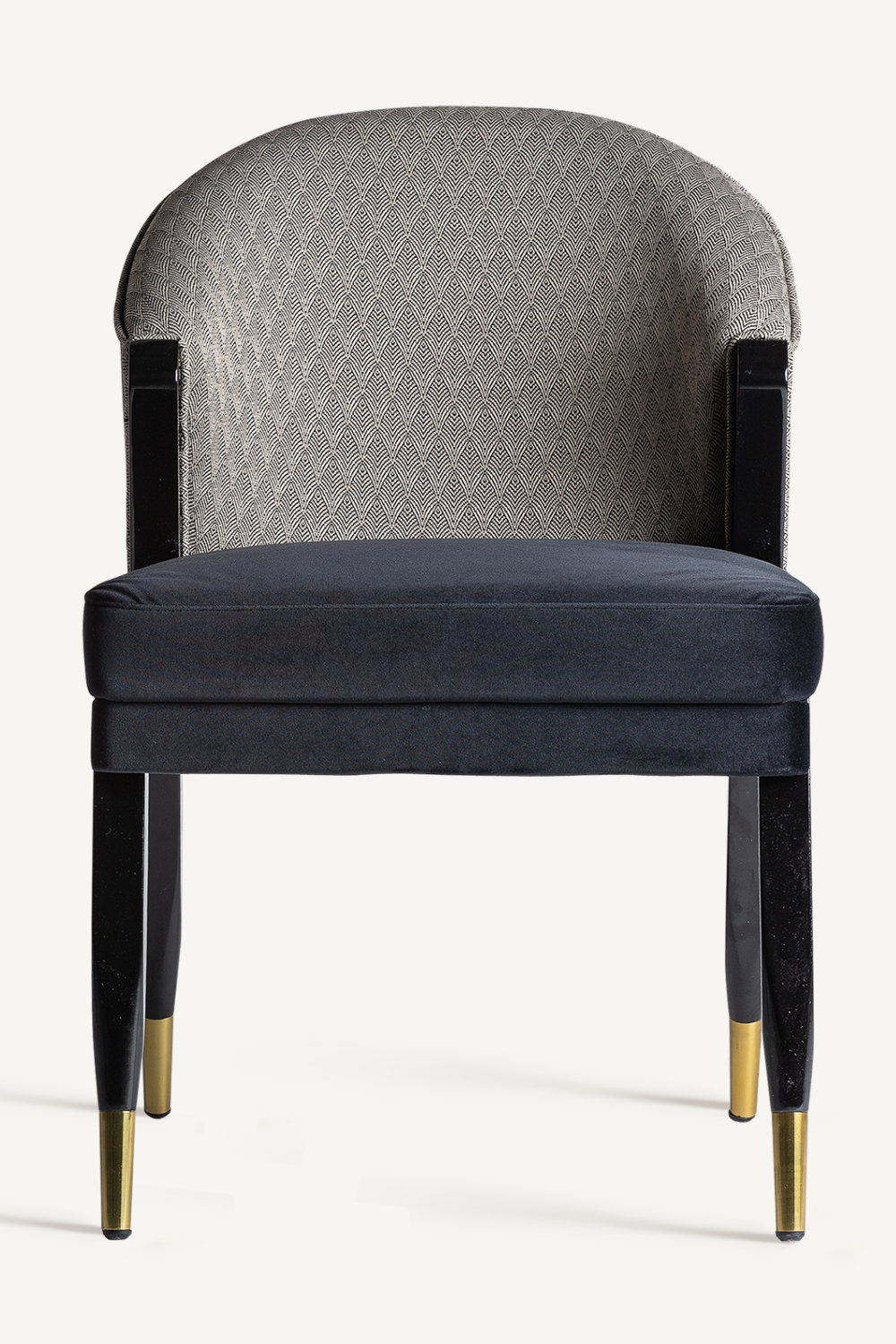 Black Velvet Accent Chair | Vical Home Trun | Oroa.com