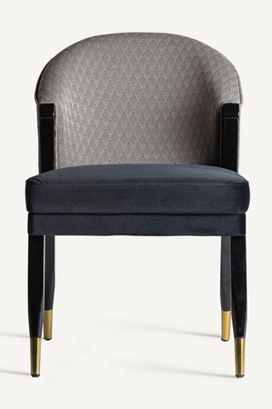 Black Velvet Dining Chair | Vical Home Trun | Oroa.com
