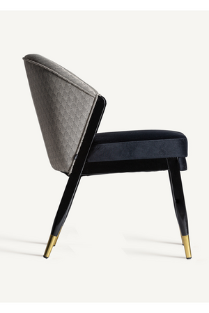Black Velvet Dining Chair | Vical Home Trun | Oroa.com