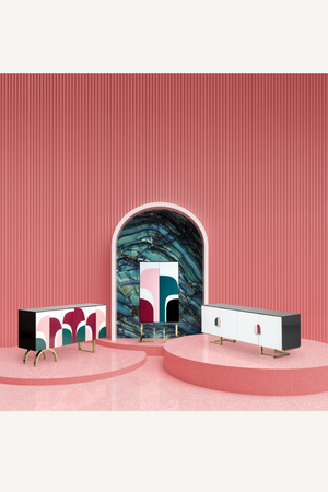 Multi-Colored Patterned Cabinet | Vical Home Annie | Oroa.com