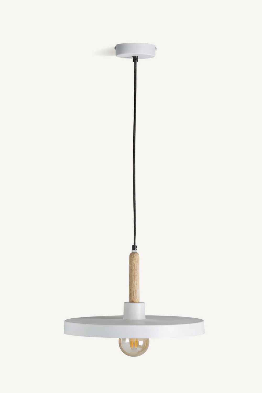 White Circular Hanging Lamp | Vical Home | Oroa.com