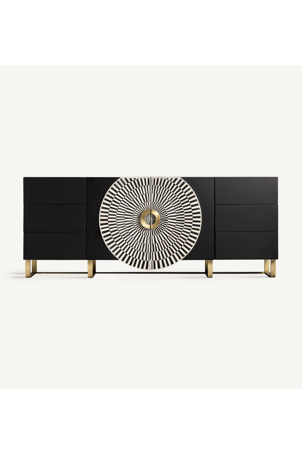 Black & White 2-Door Sideboard | Vical Home Gatsby | Oroa.com