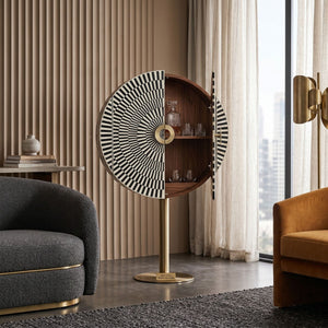   Modern European furniture - Round Bar Cabinet - www.oroa.com | Oroa.com