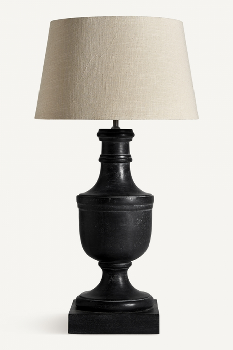 Black Wooden Base Table Lamp | Vical Home | Oroa.com
