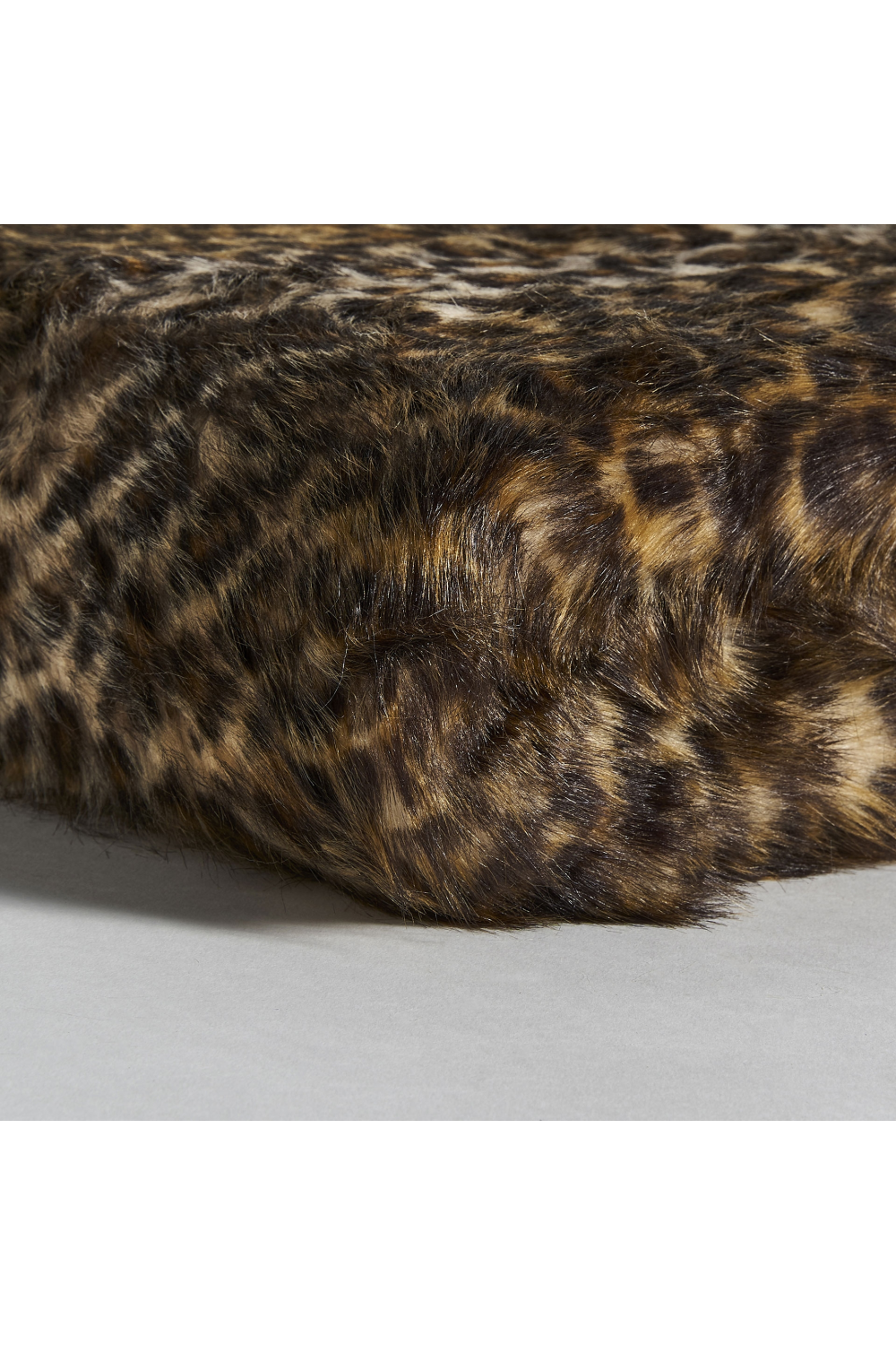 Brown Printed Furry Throw Blanket | Vical Home Leopard | Oroa.com