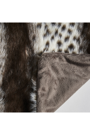 Spotted Microfiber Throw Blanket | Vical Home Raccoon | Oroa.com