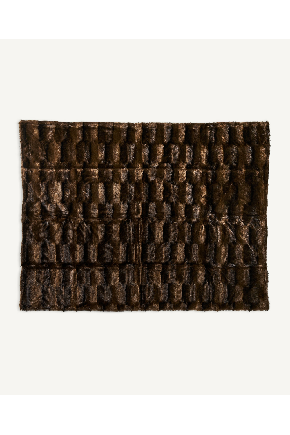 Brown Microfiber Throw Blanket | Vical Home Bison | Oroa.com