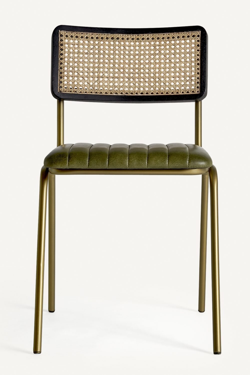 Green Leather Seat Accent Chair | Vical Home Almstock | Oroa.com