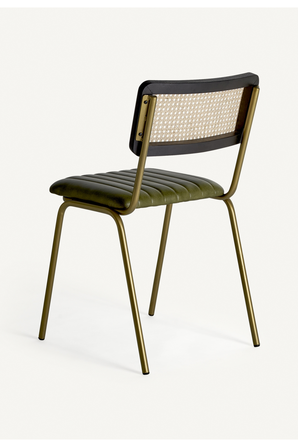 Green Leather Seat Dining Chair | Vical Home Almstock | Oroa.com