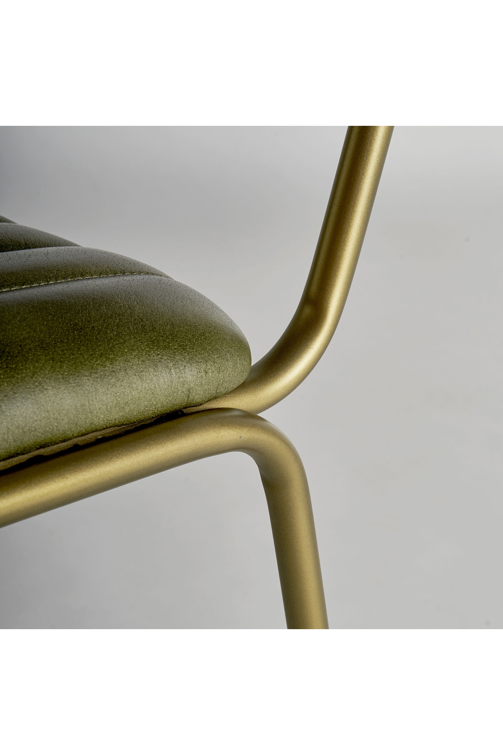 Green Leather Seat Accent Chair | Vical Home Almstock | Oroa.com