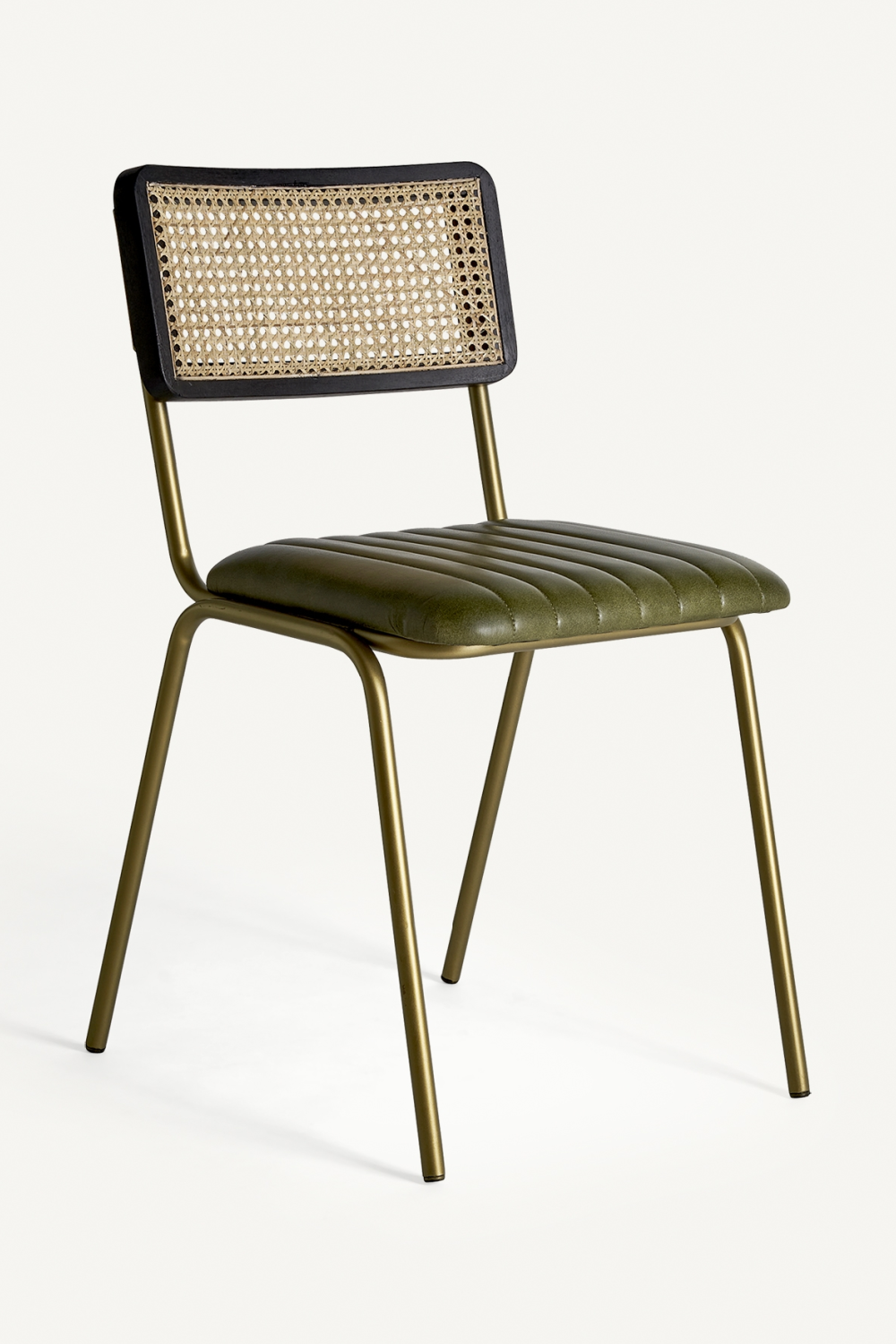 Green Leather Seat Accent Chair | Vical Home Almstock | Oroa.com