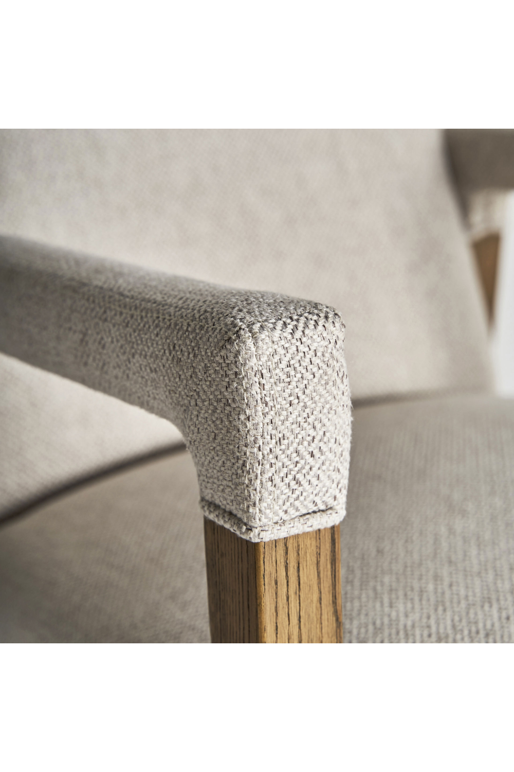 Cream Linen Accent Armchair | Vical Home Baena | Oroa.com