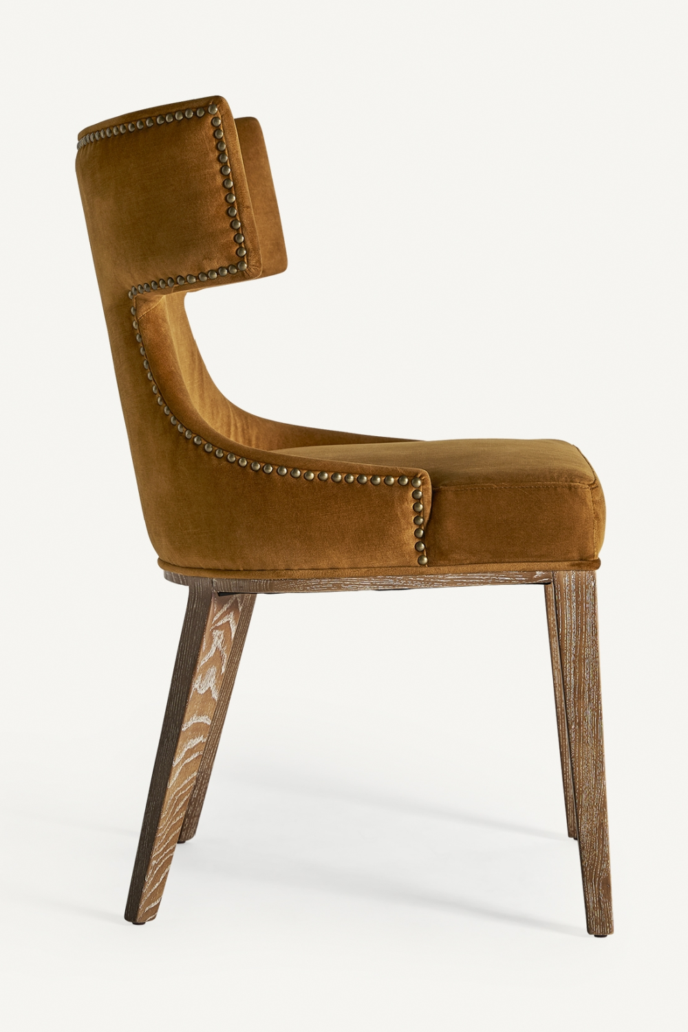 Yellow Studded Dining Chair | Vical Home Dozza | Oroa.com