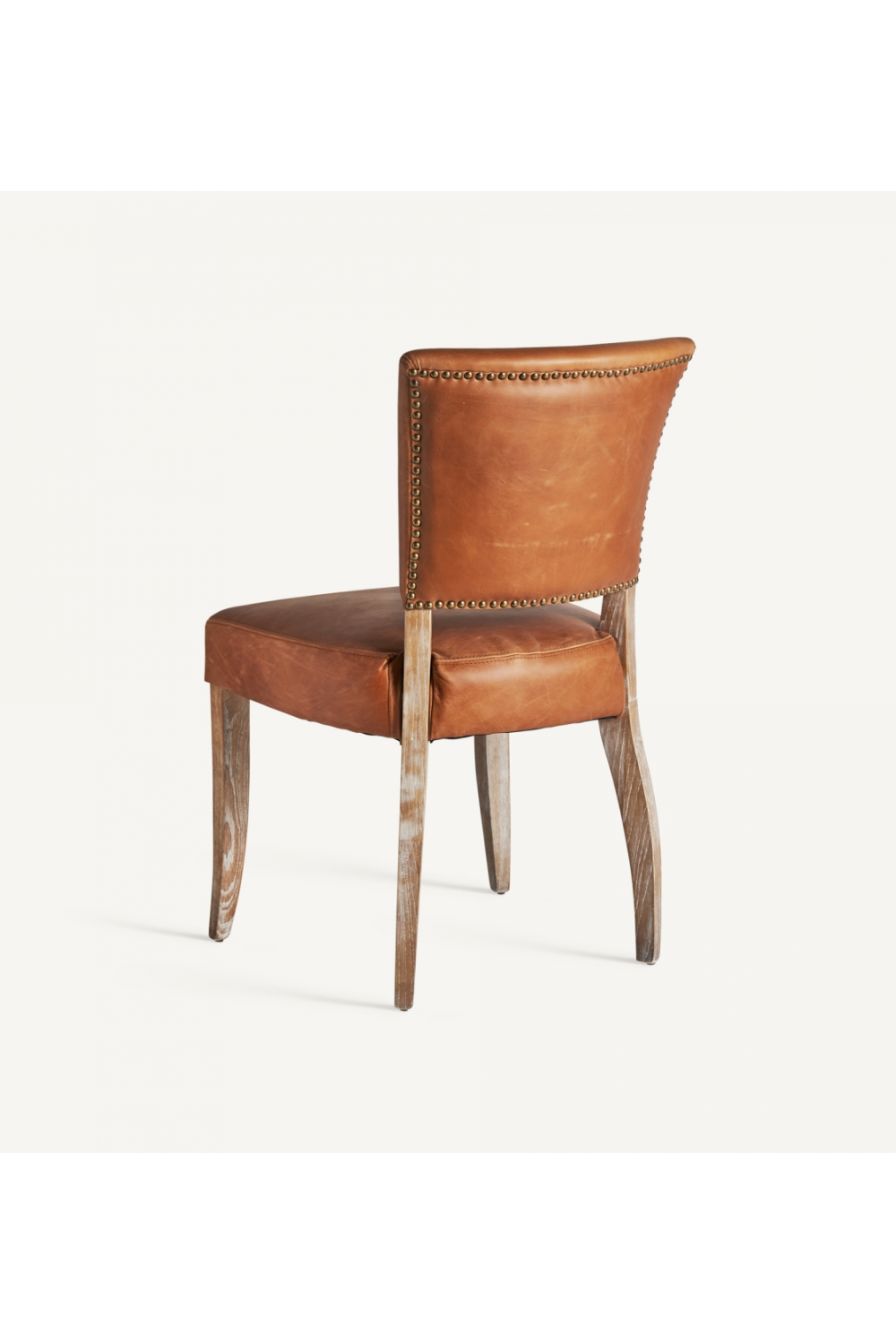 Brown Leather Accent Chair | Vical Home Tolla | Oroa.com