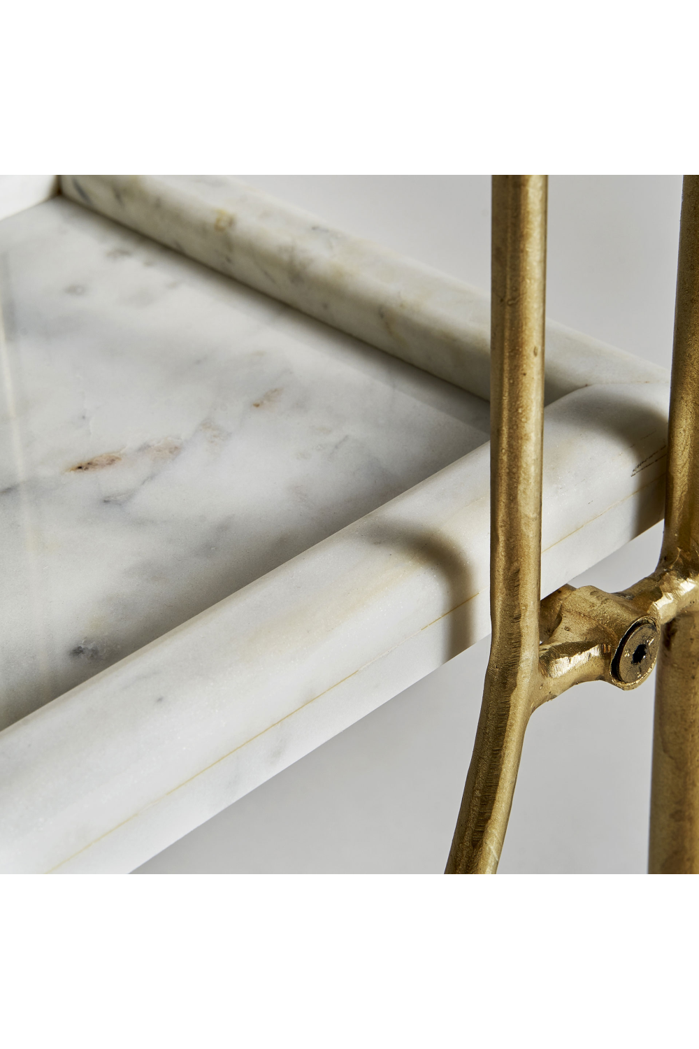 Golden Iron Marble Bookshelf | Vical Home Dieuze | Oroa.com