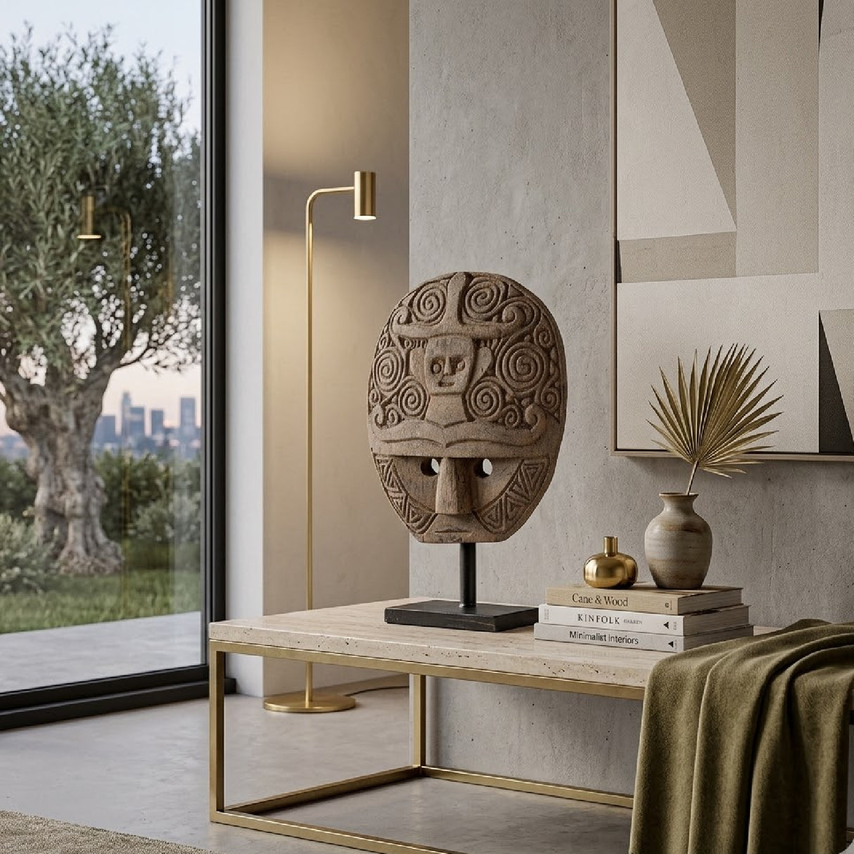   Carved Wood Decorative Figure | Oroa.com