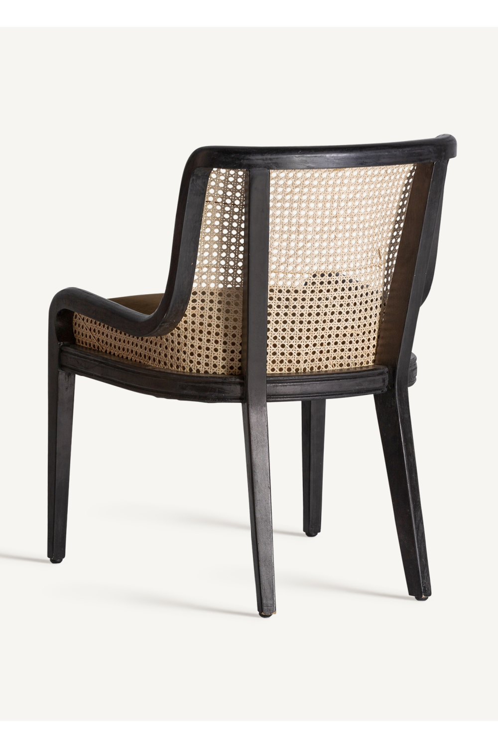 Velvet Seat Rattan Accent Chair | Vical Home Velburg | Oroa.com