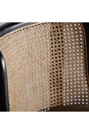 Velvet Seat Rattan Dining Chair | Vical Home Velburg | Oroa.com
