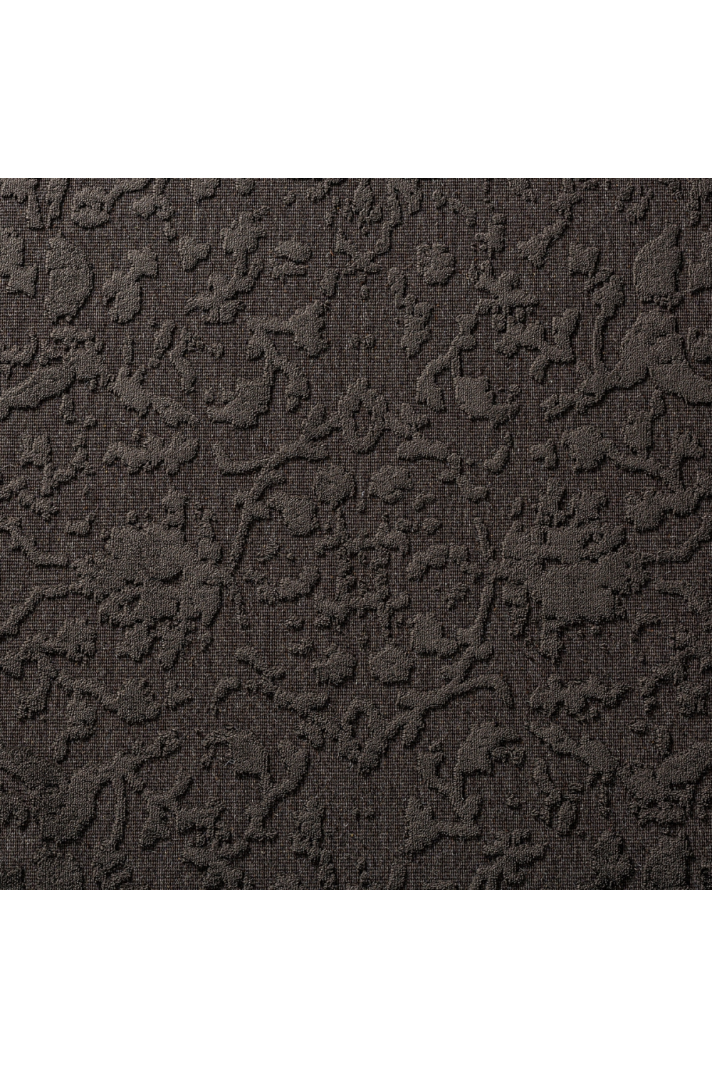 Black Viscose Carpet 6'5" x 9'5" | Vical Home Wera | Oroatrade.com