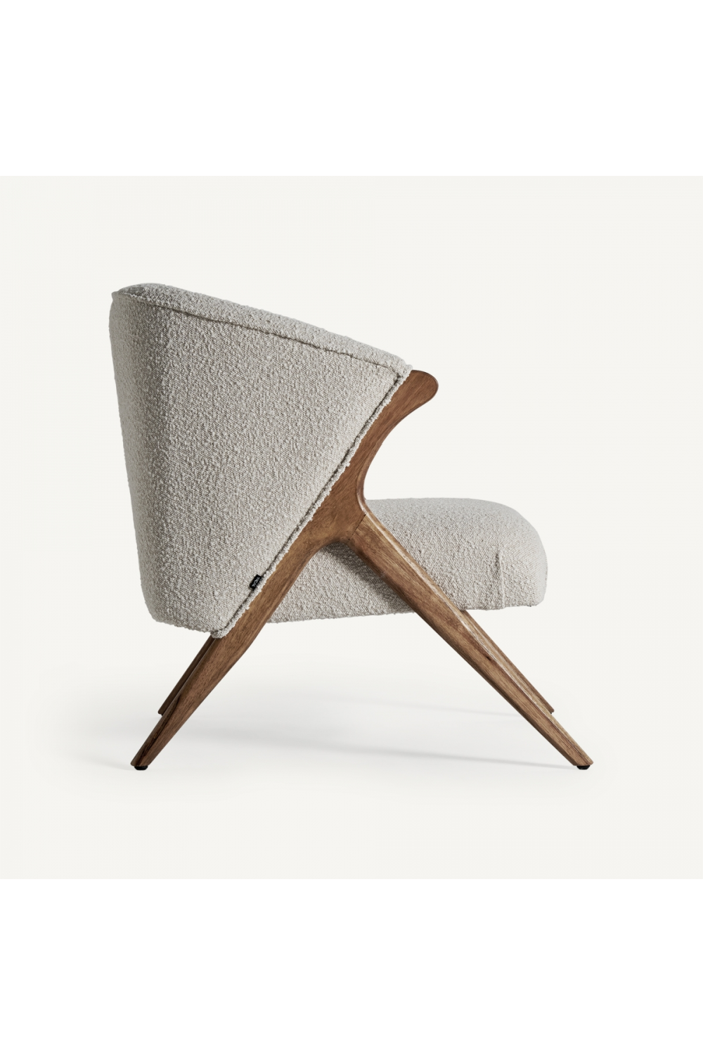 White Bouclé Armchair | Vical Home Prati | Oroa.com