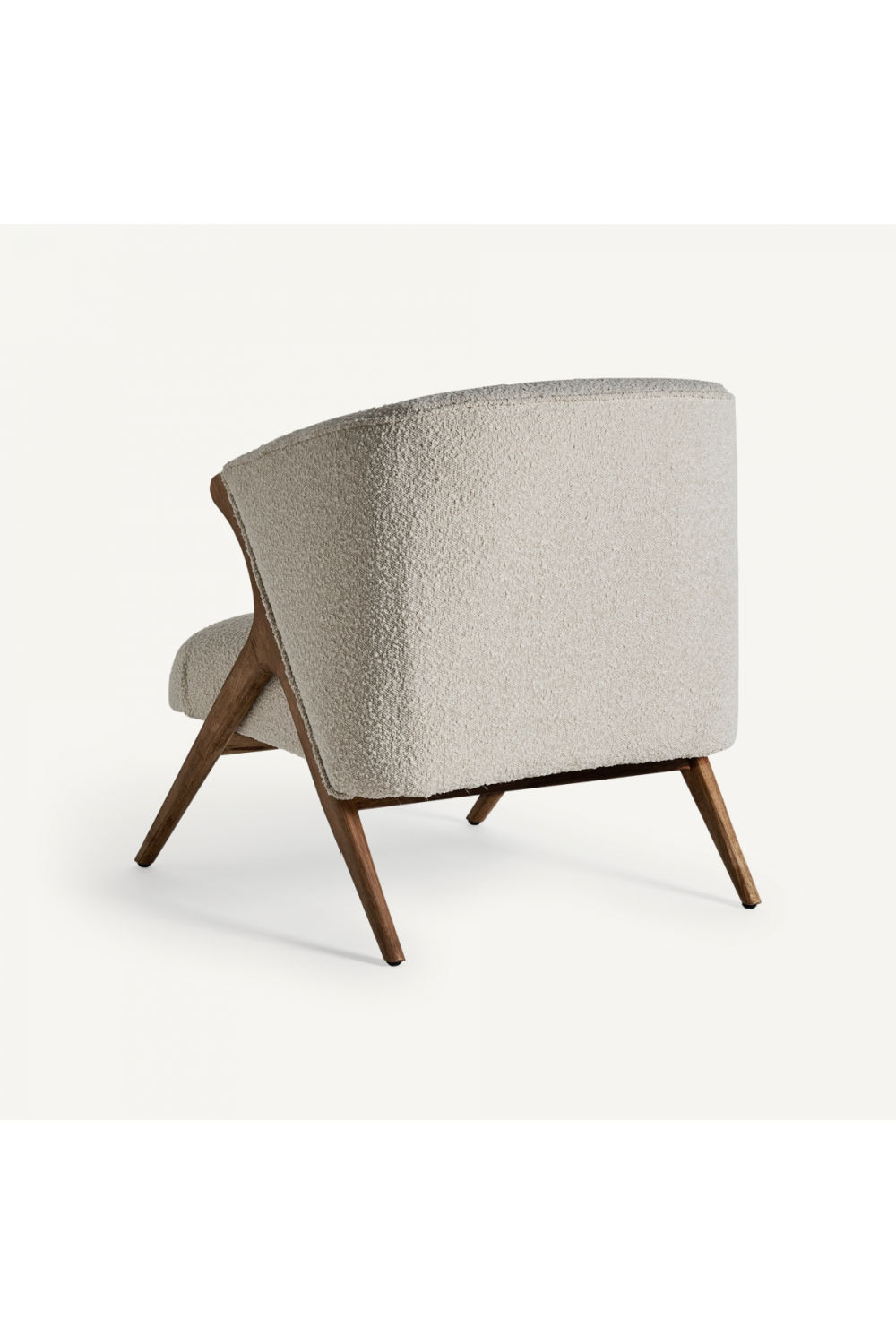 White Bouclé Armchair | Vical Home Prati | Oroa.com