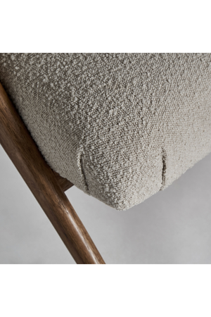 White Bouclé Armchair | Vical Home Prati | Oroa.com