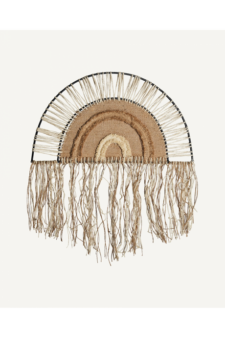 Jute Fringe Wall Decor | Vical Home Whil | Oroa.com