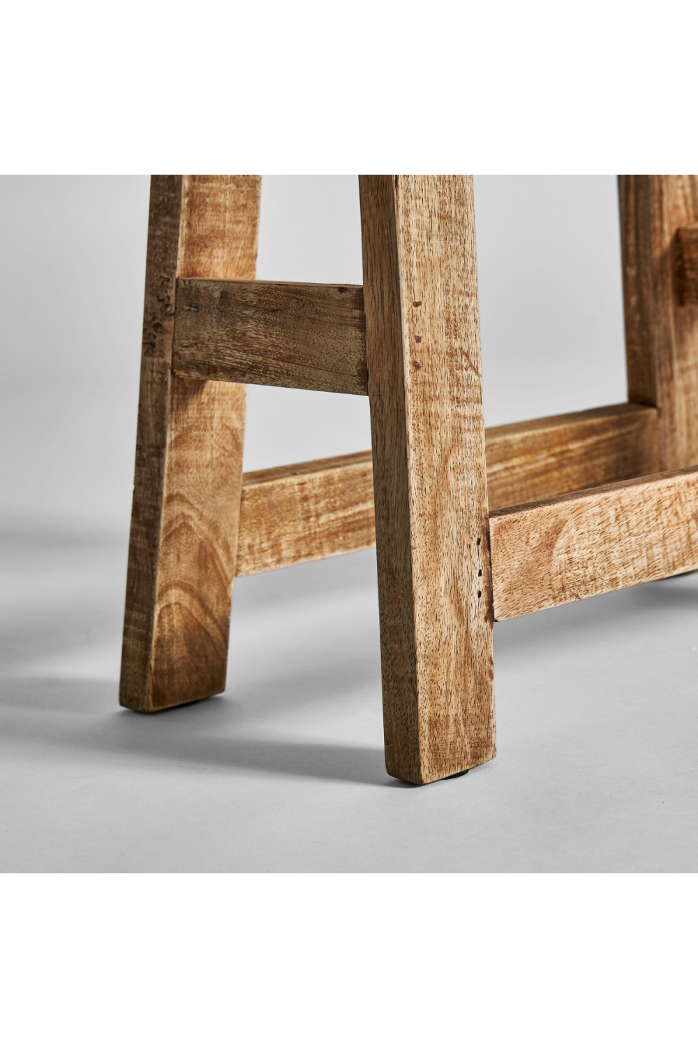 Brown Leather Seat Stool | Vical Home Vayor | Oroatrade.com