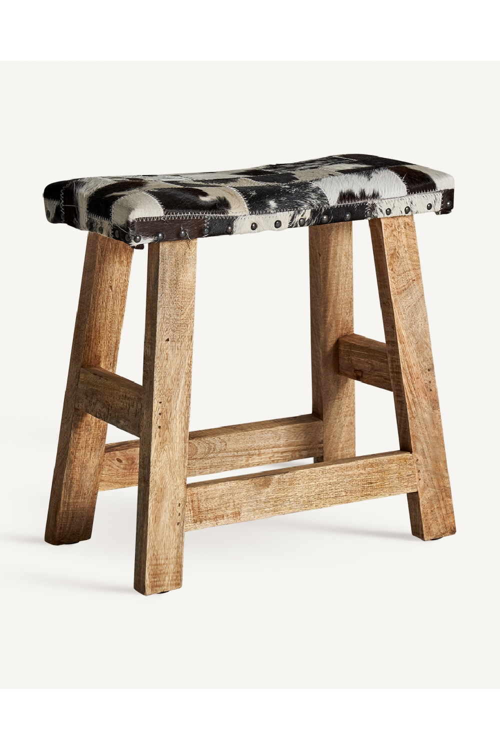 Printed Leather Seat Stool | Vical Home Midway | Oroa.com