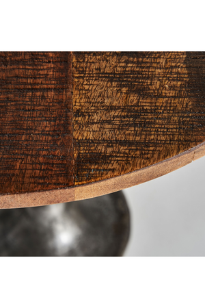 Mango Wood Pedestal Bistro Table | Vical Home Tyler | Oroa.com