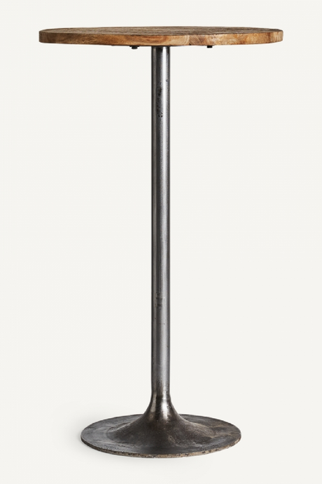 Mango Wood Pedestal Bar Table | Vical Home Tyler | Oroa.com