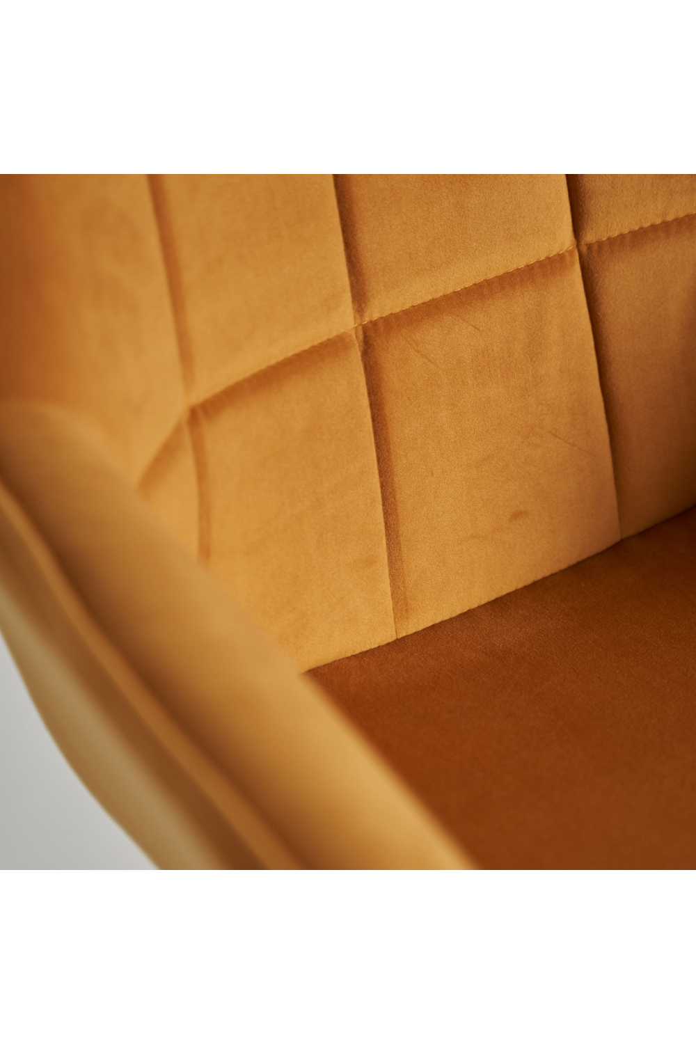 Yellow Velvet Swivel Desk Chair | Vical Home Blere | Oroa.com